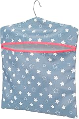 Kleeneze Star Print Peg Bag 33x30cm Holds 50 Pegs Indoor Outdoor