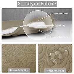 Easy-Going King Size Reversible Quilt Set with 1