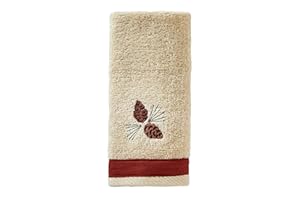 SKL Home by Saturday Knight Ltd. Pinehaven Fingertip Towel, Wheat