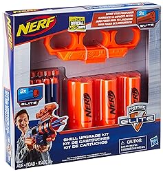 NERF Upgrade Kit: 3 Shells, 9 Darts, Shell Holder