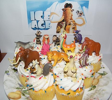 Amazon Com Ice Age Movies Deluxe Cake Toppers Cupcake Decorations