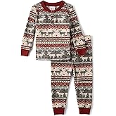 The Children's Place Family Matching, Plaid Waffle 2 Piece Pajama Sets