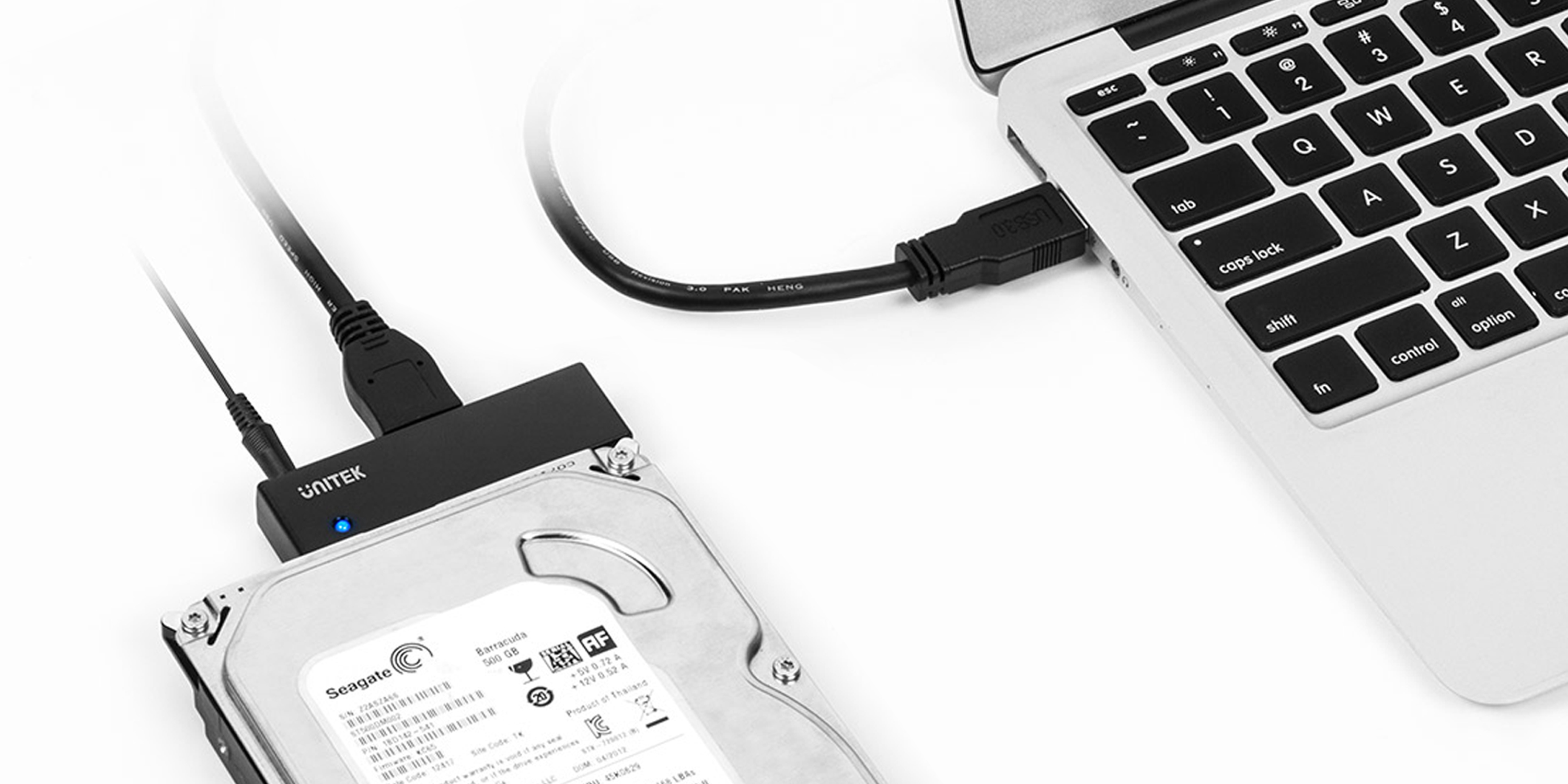 Unitek USB 3.0 to SATA III Hard Drive Adapter Converter Cable for 2.5 3