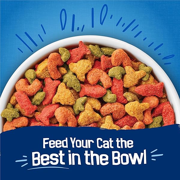 PURINA FRISKIES DRY CAT FOOD SEAFOOD SENSATIONS WITH SALMON, TUNA, AND SHRIMP FLAVORS – (PACK OF 4) 3.15 LB. BAGS