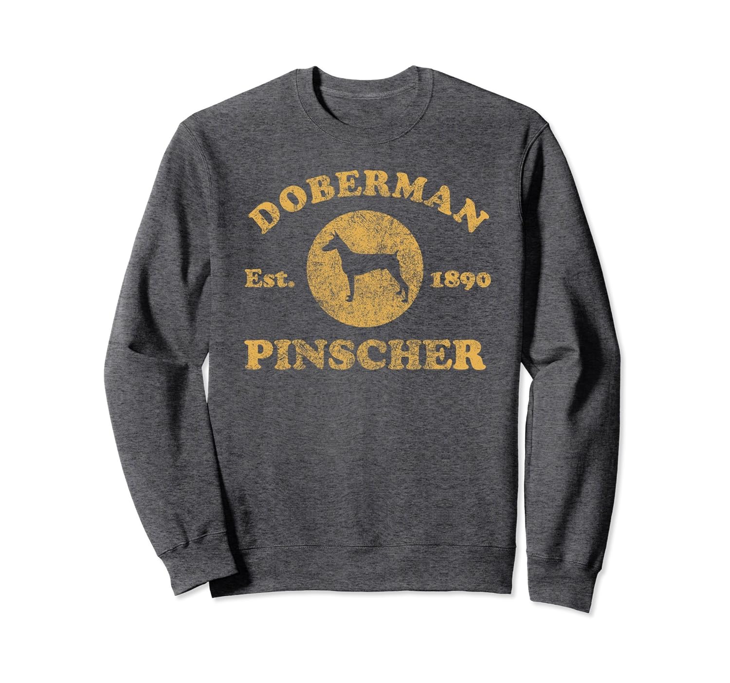 Vintage Doberman Pinscher Est 1890 Sweatshirt Teehay