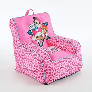 Amazon.com: LOL Surprise Kids Nylon Bean Bag Chair with Piping & Top