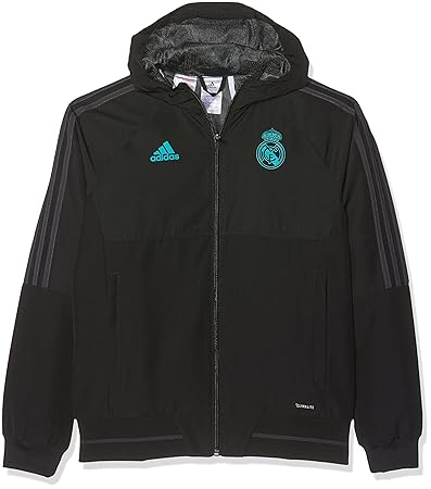 adidas Pre JKT und Jacke mit Design Real Madrid Saison 2017/2018, Kinder, Kinder, Pre JKT Y