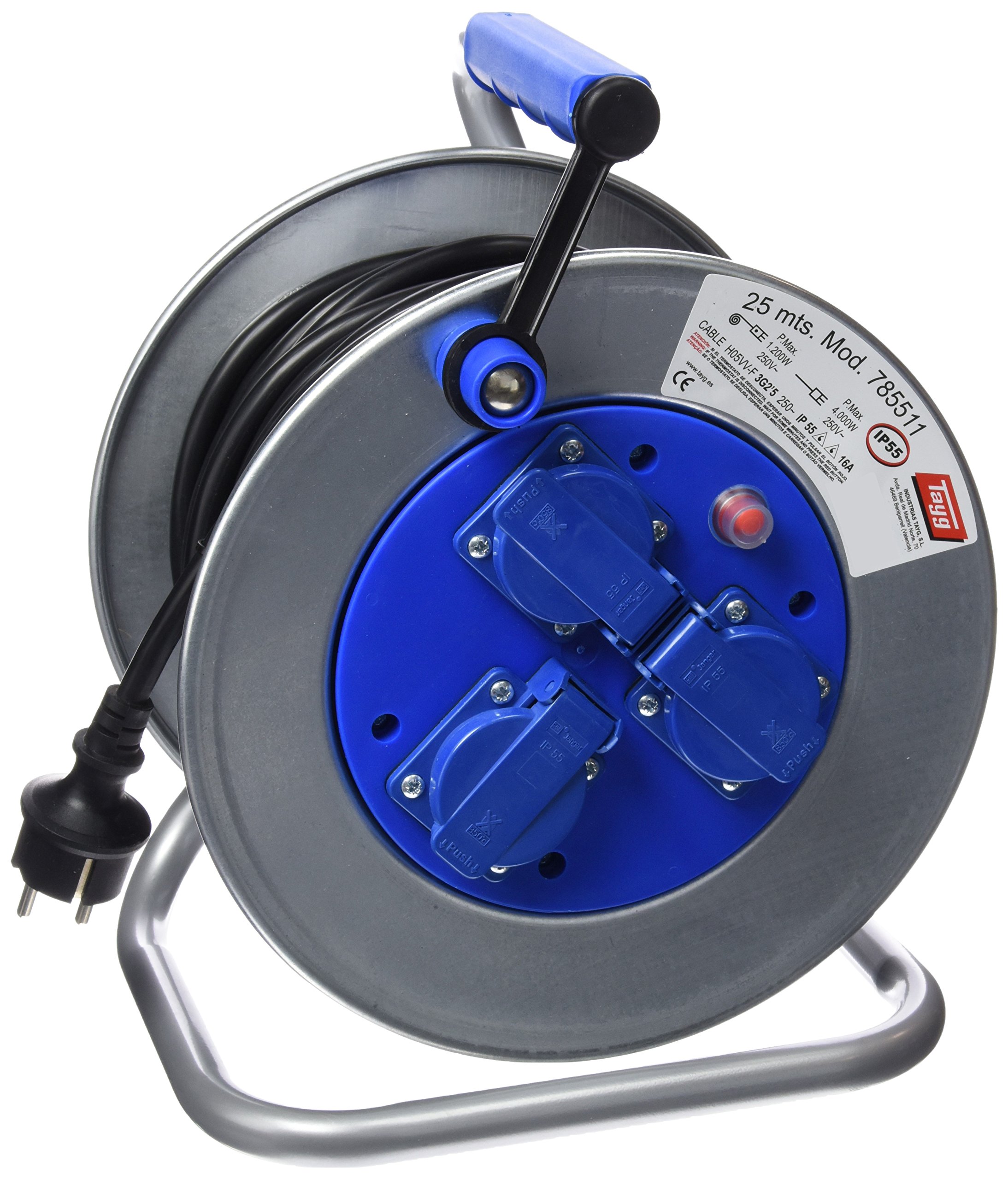 Water m85287 to use Metal 3 x 5 785511 Cable Reel 25 m