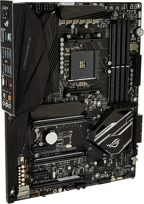 Amazon Com Asus Rog Crosshair Vii Hero Amd Ryzen 2 Am4 Ddr4 M 2 Usb 3 1 Gen2 Atx X470 Motherboard Computers Accessories Amazon Com Asus Rog Crosshair Vii Hero Amd Ryzen 2 Am4 Ddr4 M 2 Usb 3 1 Gen2 Atx X470 Motherboard Computers Accessories