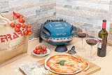G3 Ferrari G1000604 Delizia EVO Electric Pizza Oven 400°C Blue 1200W Stone view 2