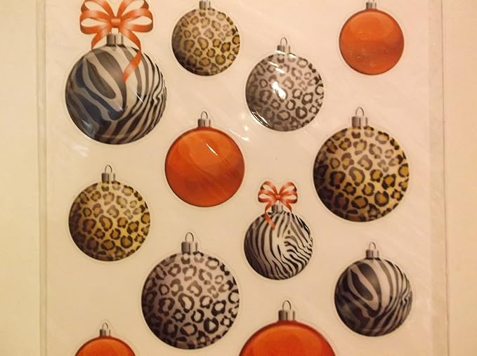 Hobby LobbySafari Christmas Ornaments Stickers