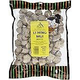 Asia Trans Seeded White Li Hing Mui Crack Seed Plums | Hawaiian Favorite | Salty, Sour, & Bitter Dried Asian Plum Candy