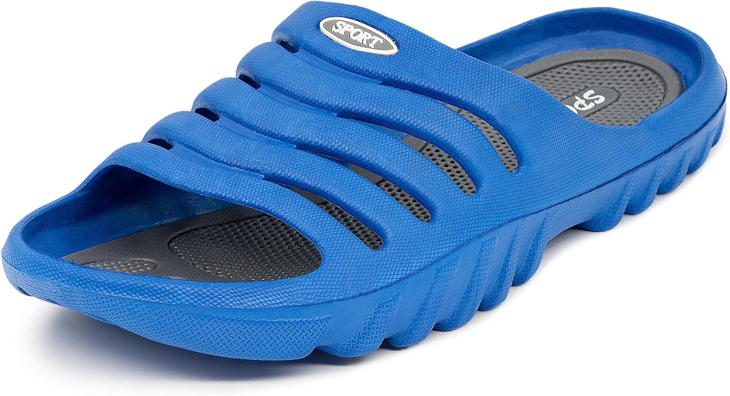 JXpxbao Badelatschen Unisex - Leichte Eva Schlappen Rutschfest Für Pool & Dusche