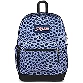 JanSport Cross Town Plus Backpack - Large Main Compartment, Side Water Bottle Pocket, 15-Inch Padded Laptop Sleeve - Surreal Spots