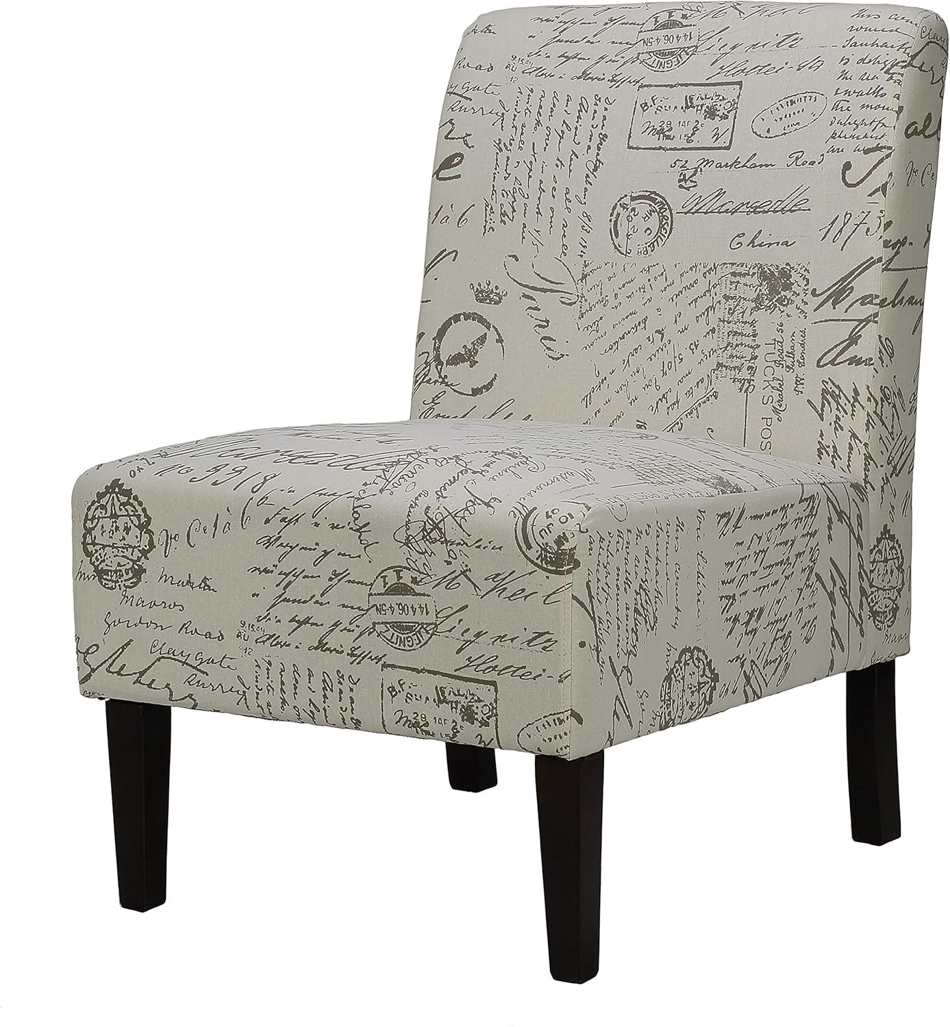 Best Armless Accent Chair Print Dining Room