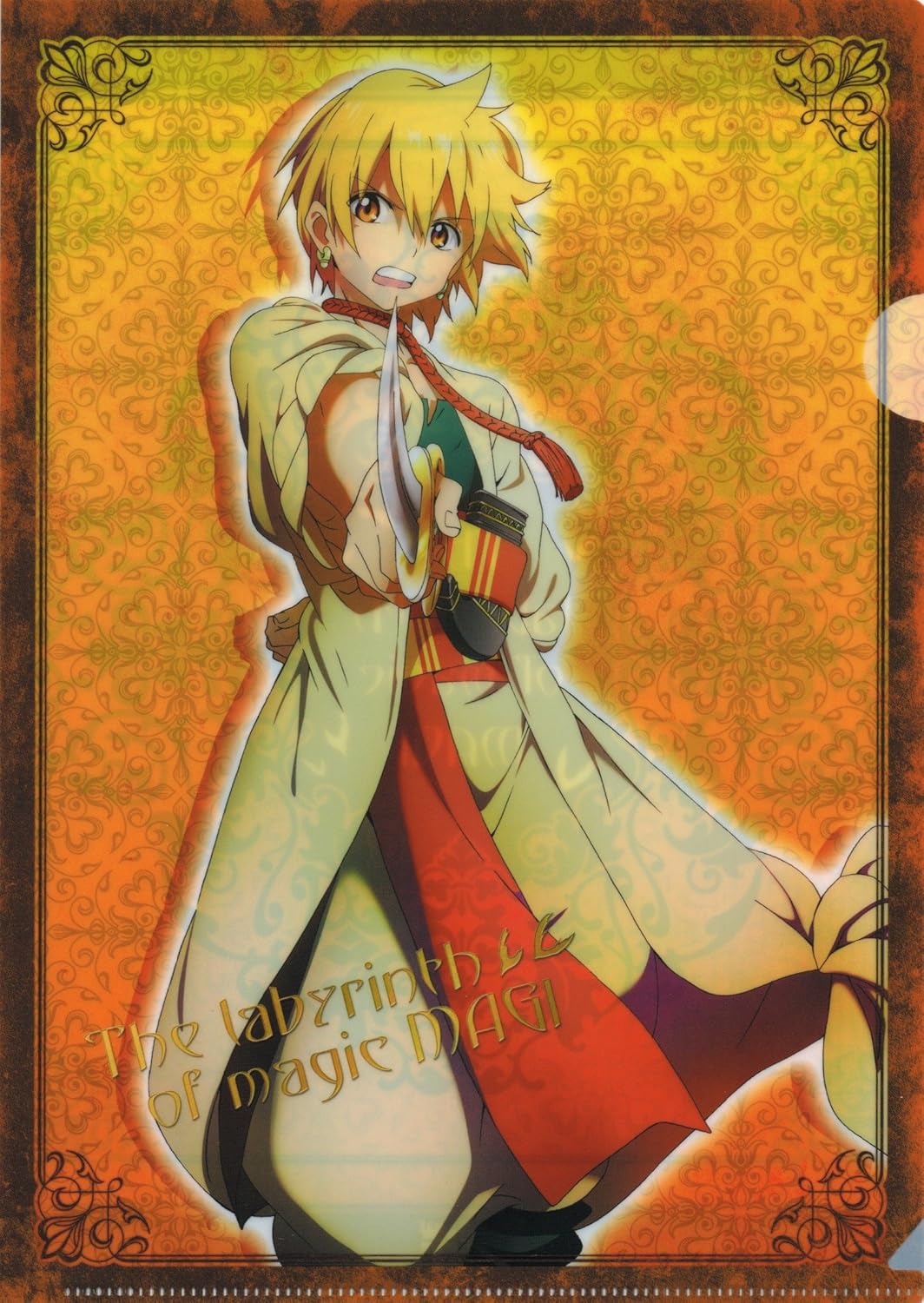 Amazon マギ クリアファイル B アリババ アニメ 萌えグッズ 通販