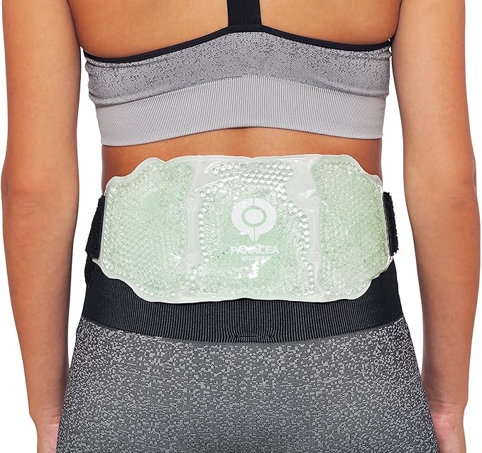 Lower Back Ice & Heat Pack Microwaveable, Freezable and
