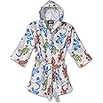 Komar Kids Ocean Print Cotton Hooded Terry Robe Cover Up, Sizes 4-12
