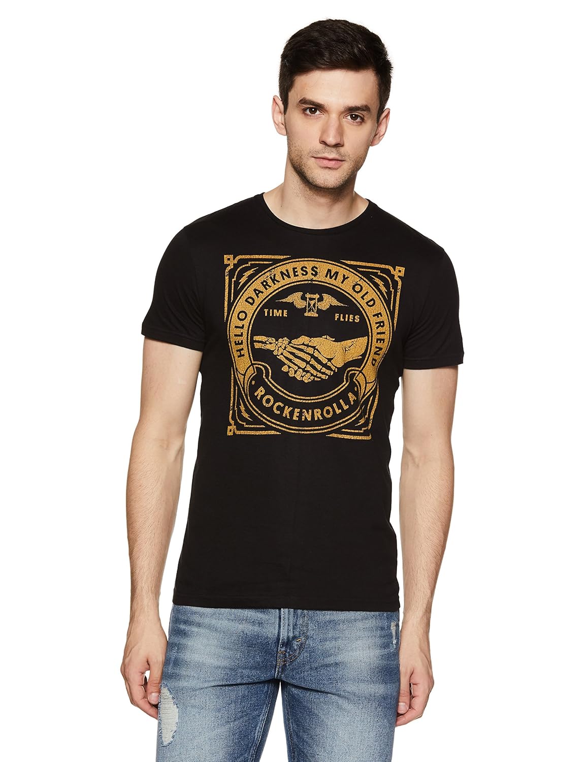 people men's printed regular fit t-shirt