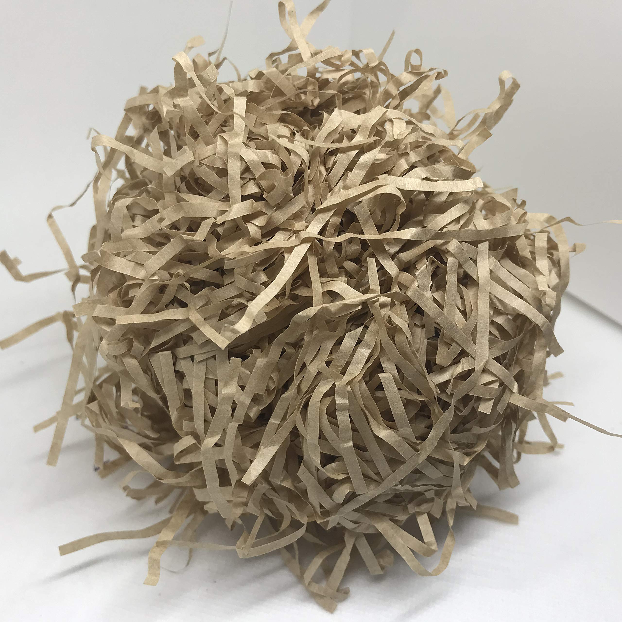 InsideMyNest Coloured Shredded Tissue Paper Shred Gift Box Basket Hamper (100g) (Natural)