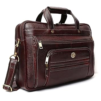 Hammonds Flycatcher Genuine Leather 15 inch Laptop Messenger Bag for Men|Office Bag|Travel Bag|Laptop Bag|Messenger Bag|