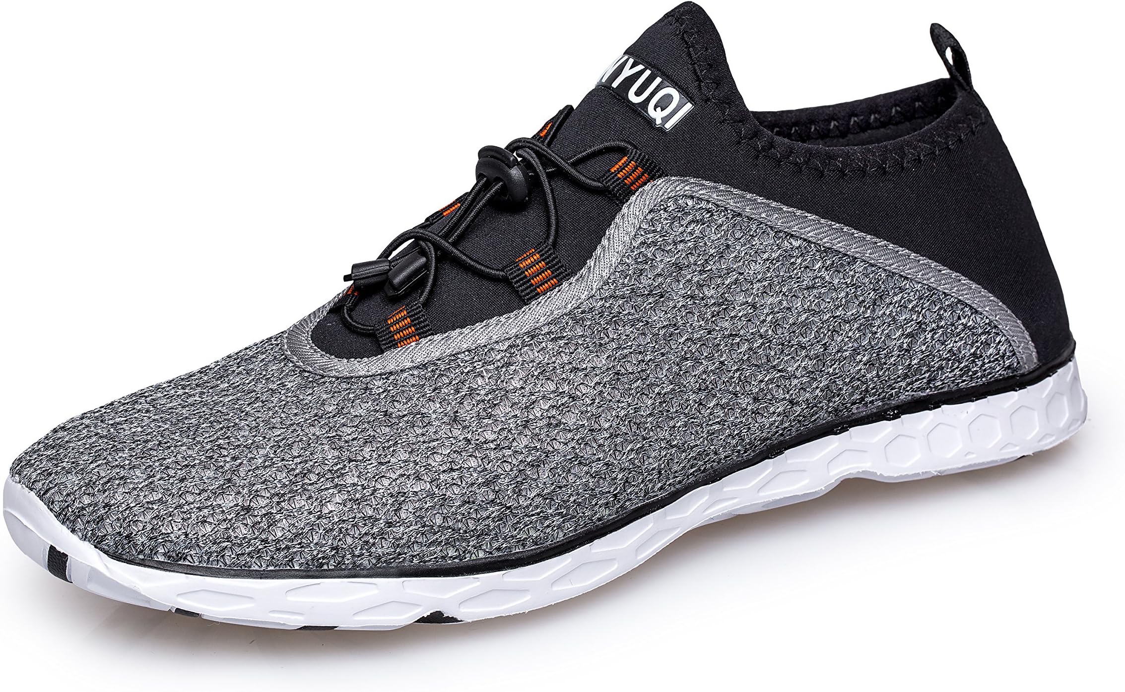 Vibdiv Men's Water Shoes Aqua Quick Drying Mesh Outdoor Shoes