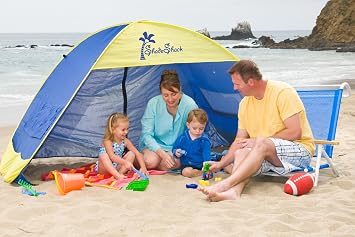 Shade Shack Beach Tent Easy Automatic Instant Pop Up Camping Sun Shelter