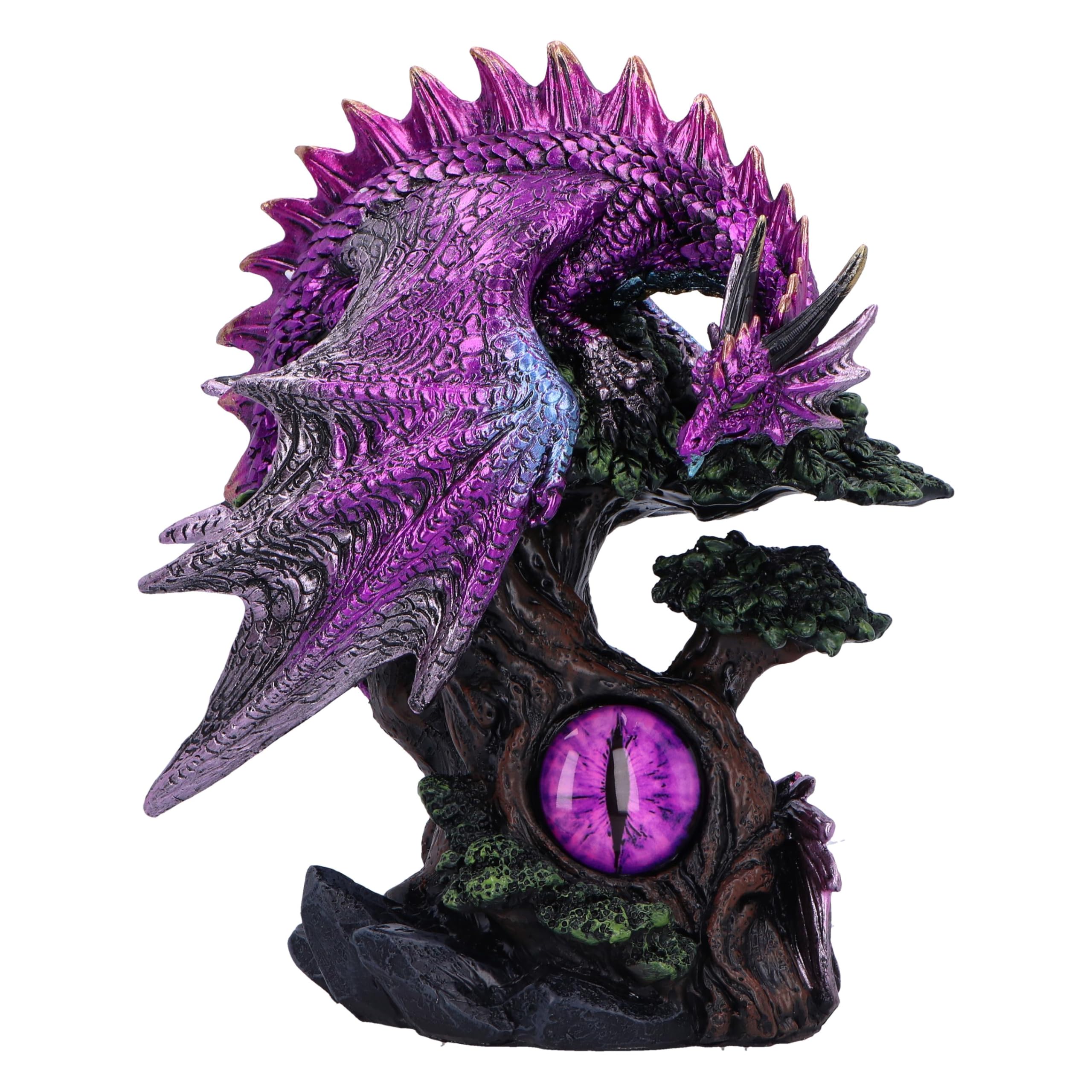 Nemesis Now Draconic Seer 17cm, Resin, Pink, Dragon Figure, Pink Dragon Ornament, Collectable Dragon Giftware, Cast in the Finest Resin, Expertly Hand-Painted, U6698A24