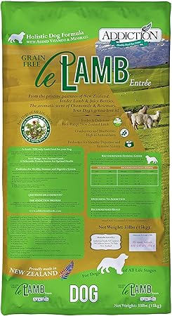 addiction lamb dog food