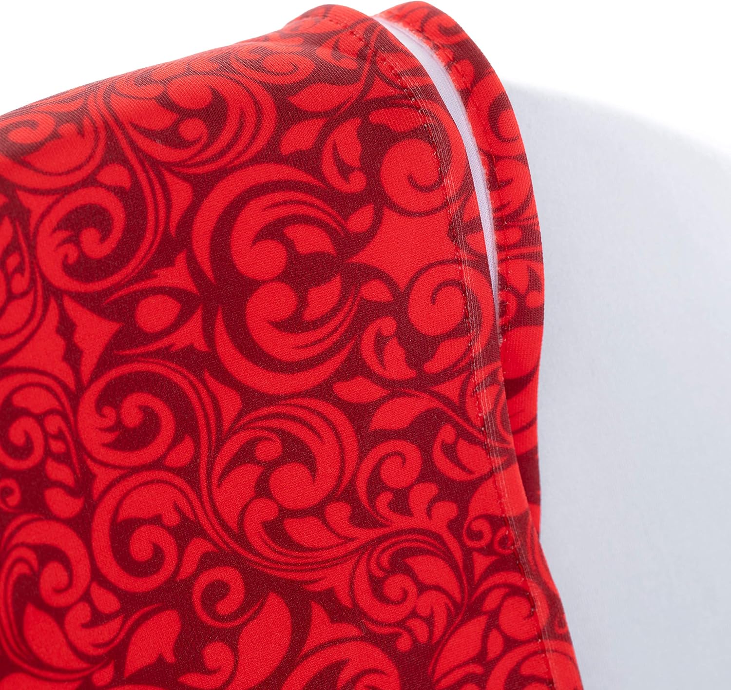 Extra Thick ZALI Premium Quality Chair Sash Band Stretch, Polyester Spandex Decoration for Wedding and Party Pack 20 (Red) Ruby, Rose, Rouge: Kitchen & Dining