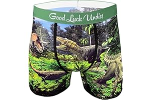Good Luck Undies Dinosaur Boxer Brief Underwear