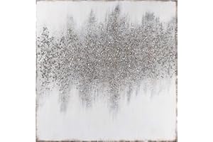 Empire Art Direct Abstract Wall Art Textured Hand Painted Canvas by Martin Edwards, Unframed, 48" x 48", Golden Dust