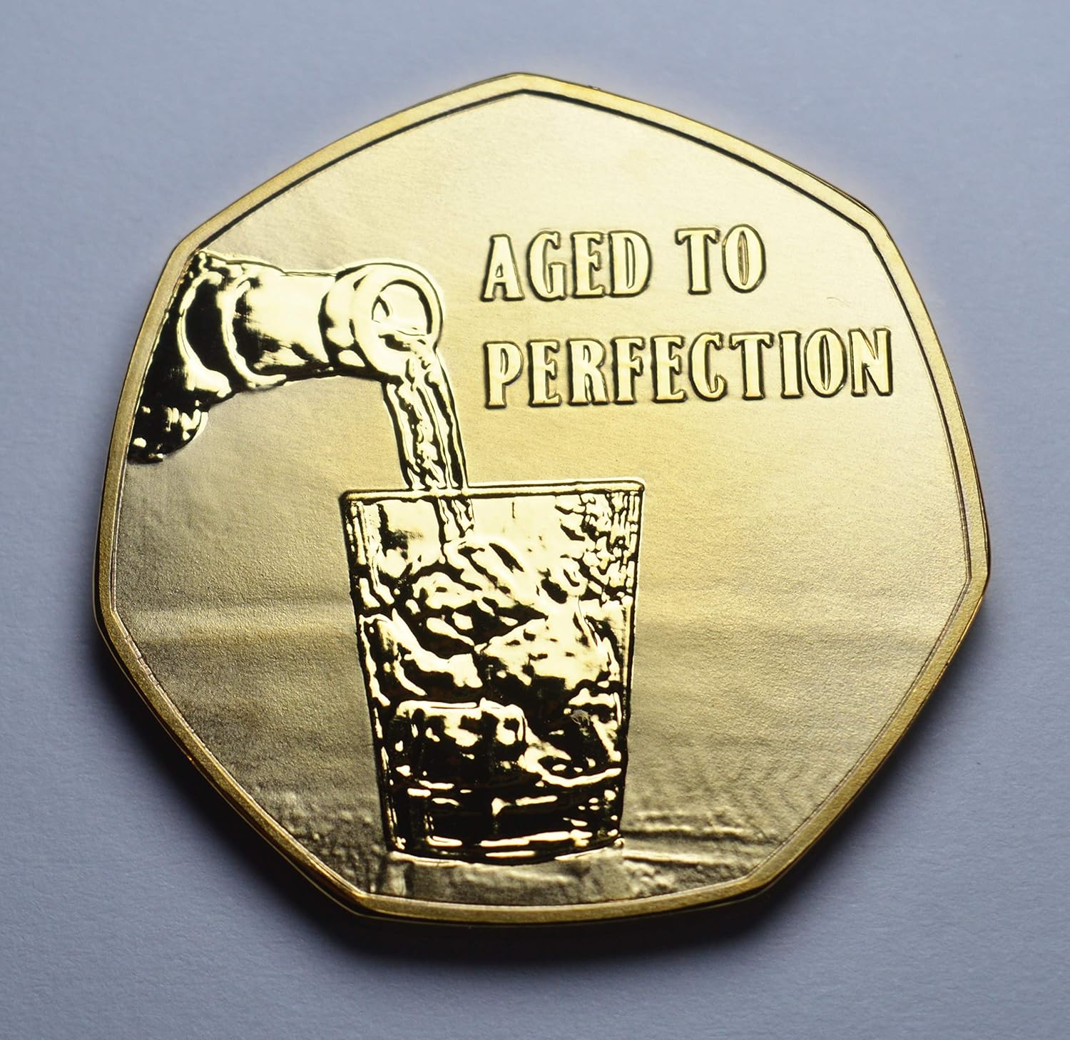 The Commemorative Coin Company HAPPY BIRTHDAY 24ct Gold 'OLD BRAND WHISKY' Commemorative. Unique Gift/Present Party/Celebration Ideas. Whisky/Bourbon - Image 3