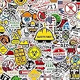 Hard Hat Stickers for Adults, Funny Sticker Pack for Adults, Waterproof Hard Hat Accessories Hardhat Sticker for Toolbox Helm