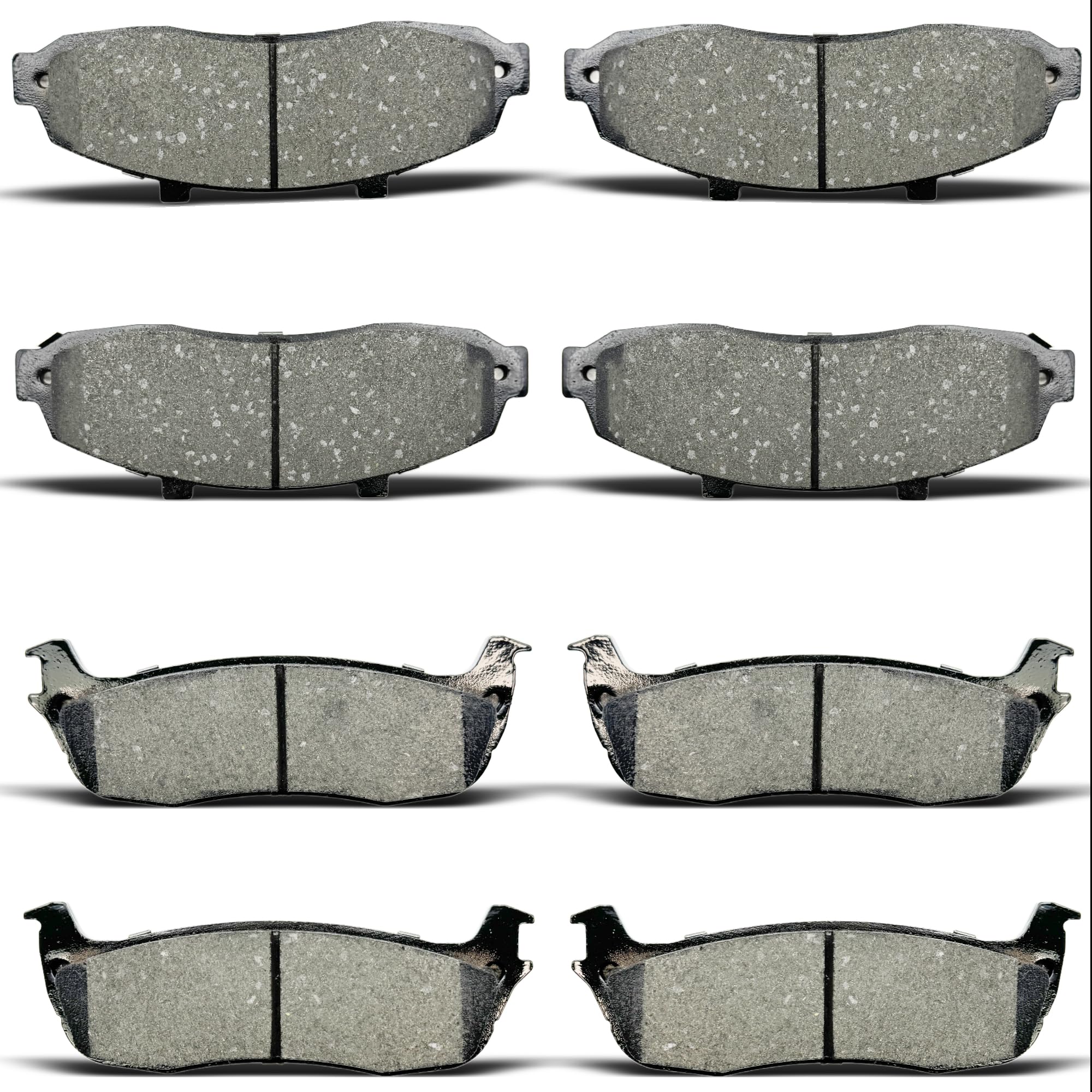 Photo 1 of ALADICHE Front Rear Ceramic Brakes Pads Compatible with 1997-2003 Ford F-150,2004 Ford F-150 Heritage,2002 Lincoln Blackwood