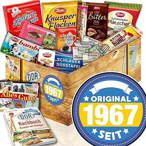 Original seit 1967 / Ostalgie Box Schokolade / Geburtstag Geschenk