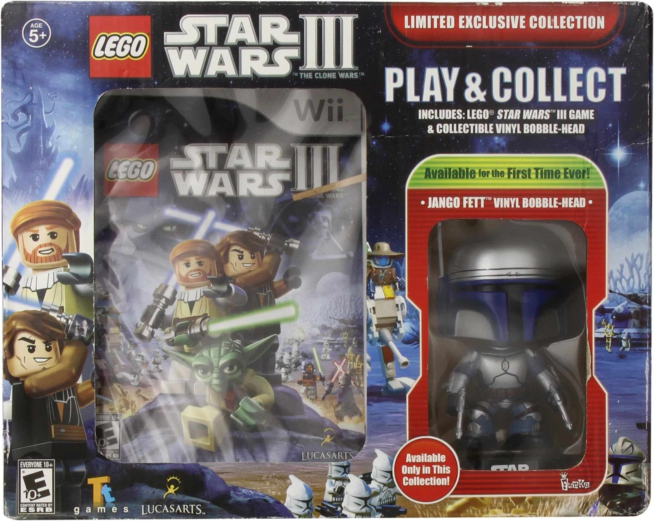 Wii LEGO Star Wars III: The Clone Wars with JANGO FETT LIMITED EXCLUSIVE COLLECTION