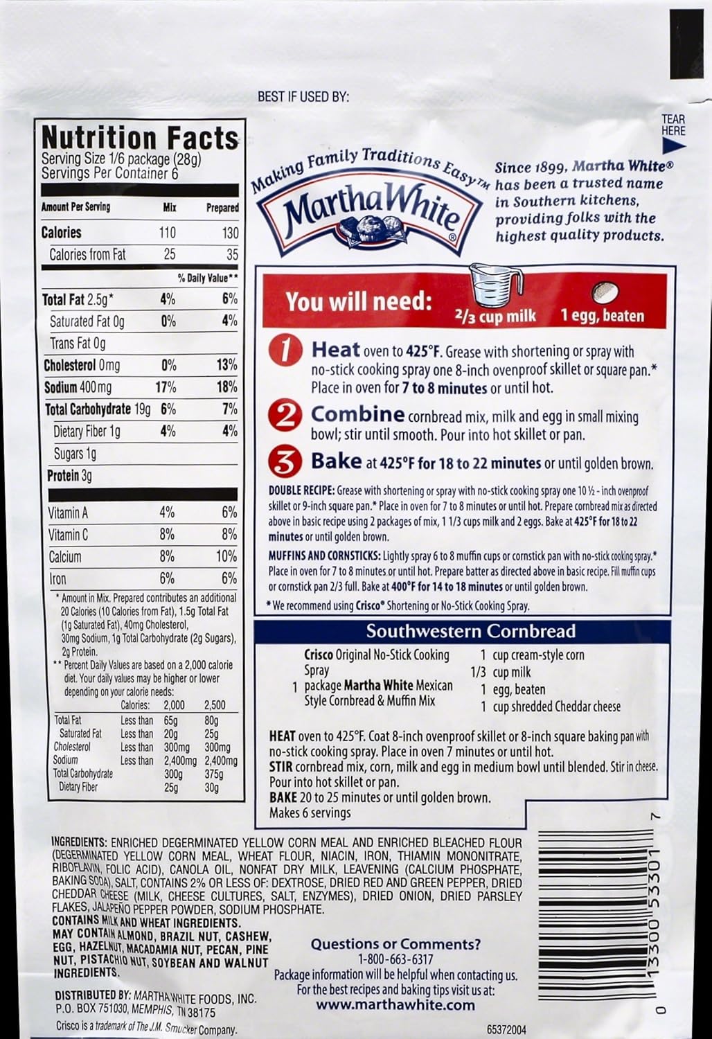 martha white recipes