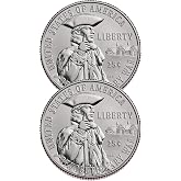 2026 P, D Revolutionary War Quarter 2 Coin Set Semiquincentennial Coin Collection Uncirculated