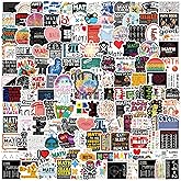 200Pcs Math Stickers Pack, Science Aesthetics Vinyl Waterproof Decals for Water Bottle,Laptop,Phone,Skateboard,Scrapbooking,Bumper Decor for Fans for Party Supply