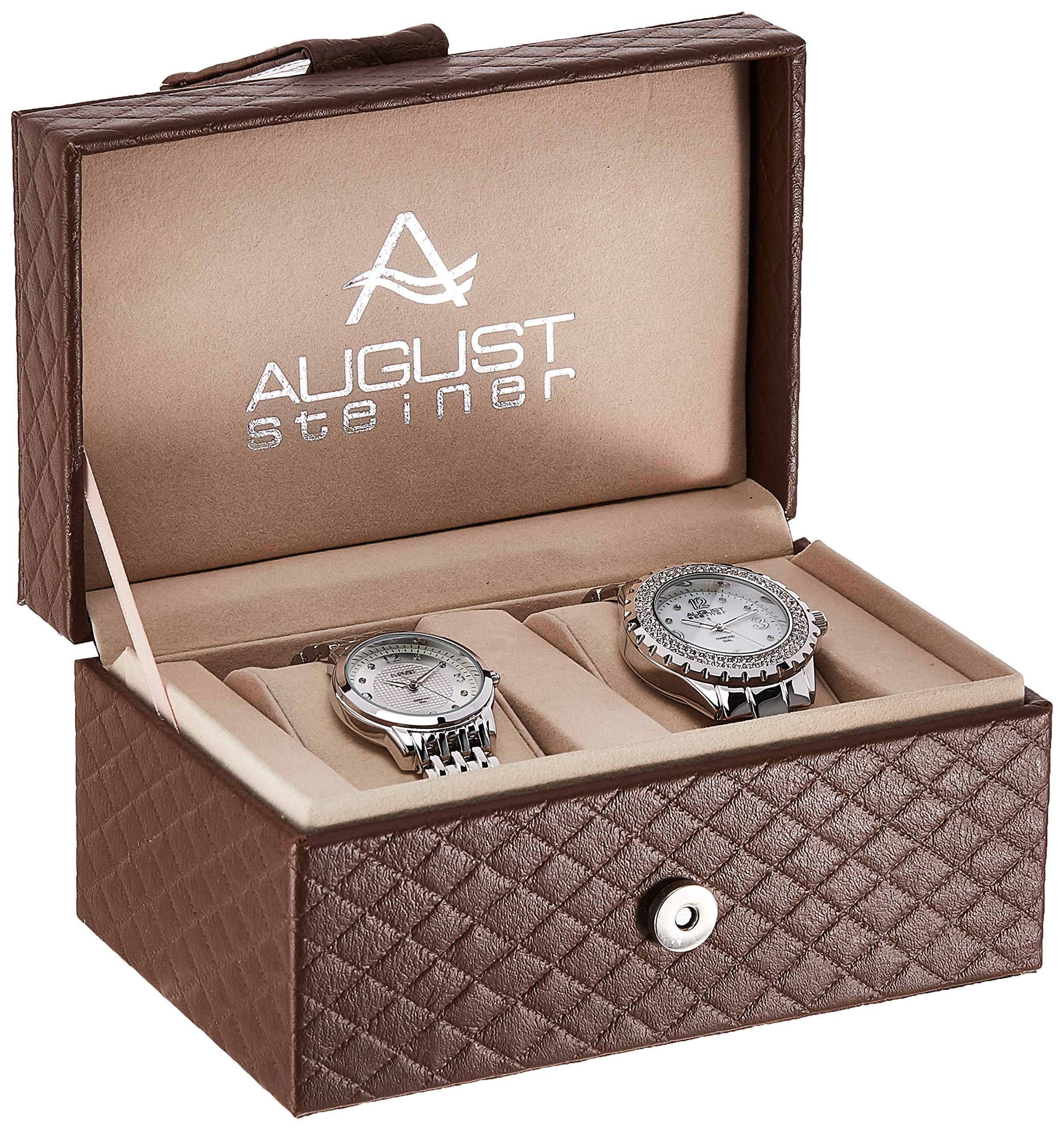 August Steiner Women\'s Dazzling Diamond Swiss Quartz 3 Watch Set August Steineras8171 Womens Dazzling Diamond Swiss Quartz 2  main image 3