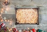 Wickerfield Wooden Box Gift Basket Brown Medium with Handles view 4