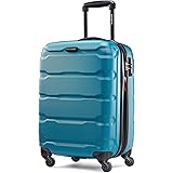 Samsonite Omni PC Hardside Expandable Luggage with Spinner Wheels, Caribbean Blue, Carry-On 20-Inch