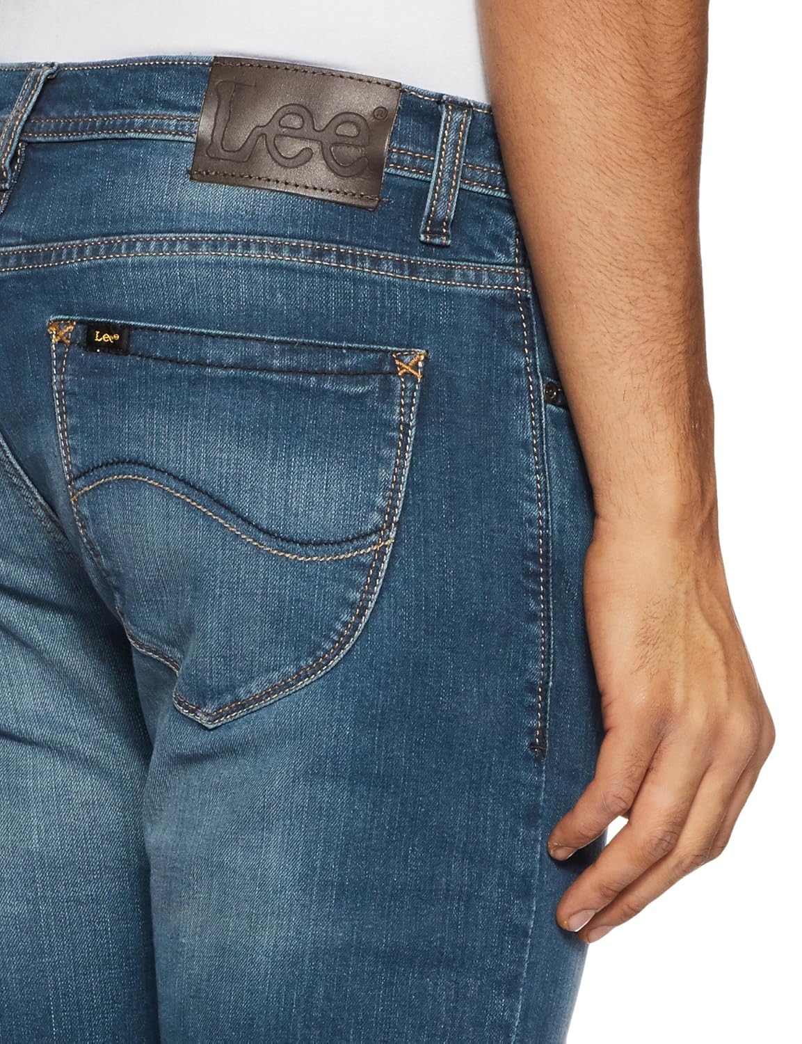 lee men's powell slim fit jeans