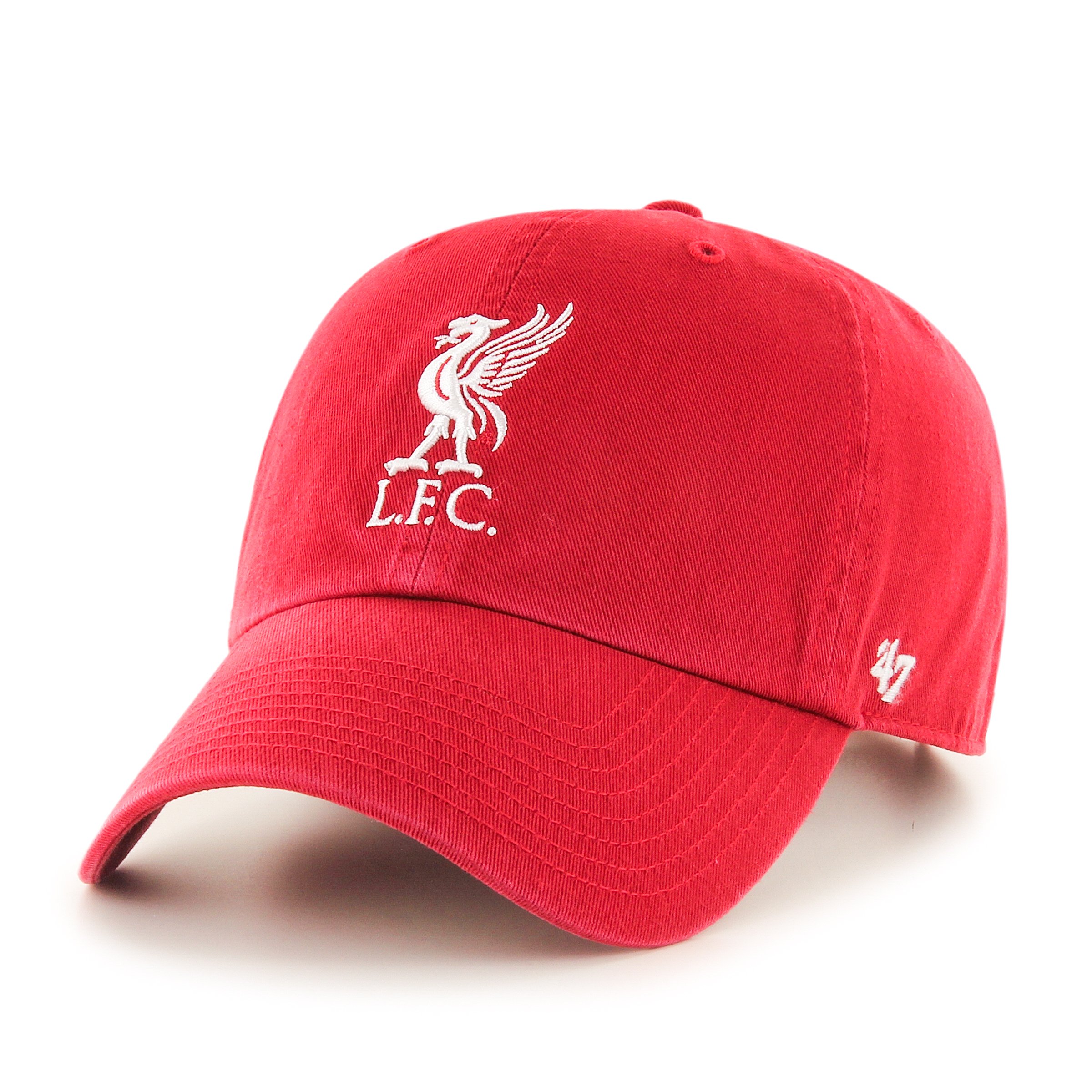 47 Brand Fc Liverpool Adjustable Cap Clean Up EPL Red - One-Size