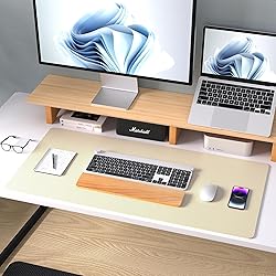 Aothia Leather Desk Pad Protector, Mouse