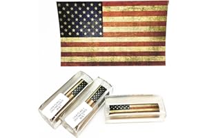 PEN KIT MALL (1) One Pen Blank PKM USA DISTRESSED FLAG LABEL CAST ACRYLIC PEN BLANK FITS 30 CAL BOLT ACTION