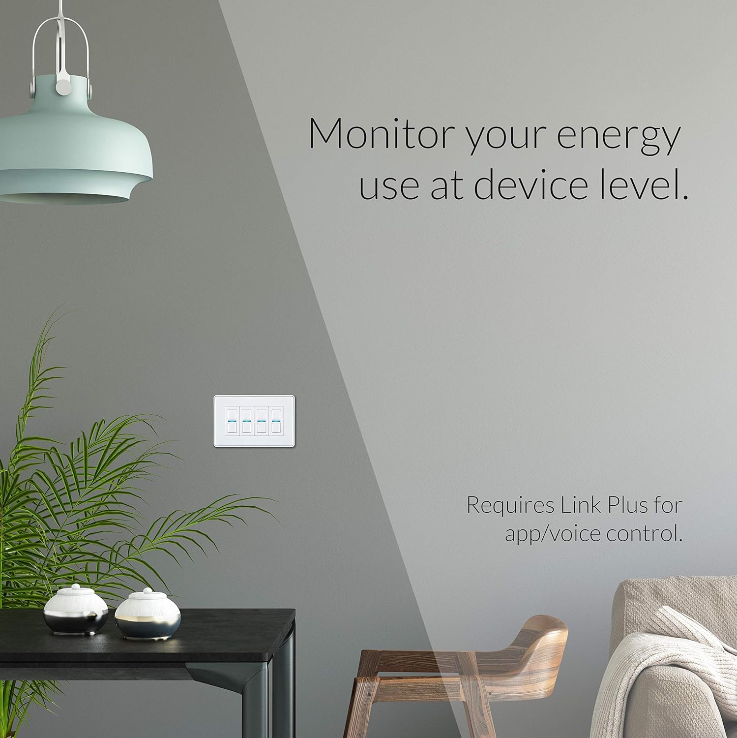 Lightwave RF Gen 2 Smart Dimmer 4 Gang White BigaMart