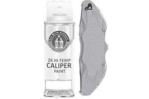 ERA Paints 2K Brake Caliper Spray Paint – Silver Metallic | High-Gloss Finish, 500°F Heat & Chemical Resistant | Chip-Resistant 12 oz Aerosol | Made in USA