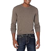 Amazon Essentials Men's Long-Sleeve Crewneck Sweater, 100% Cotton, Big & Tall Options Available